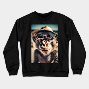 Funny monkey Crewneck Sweatshirt